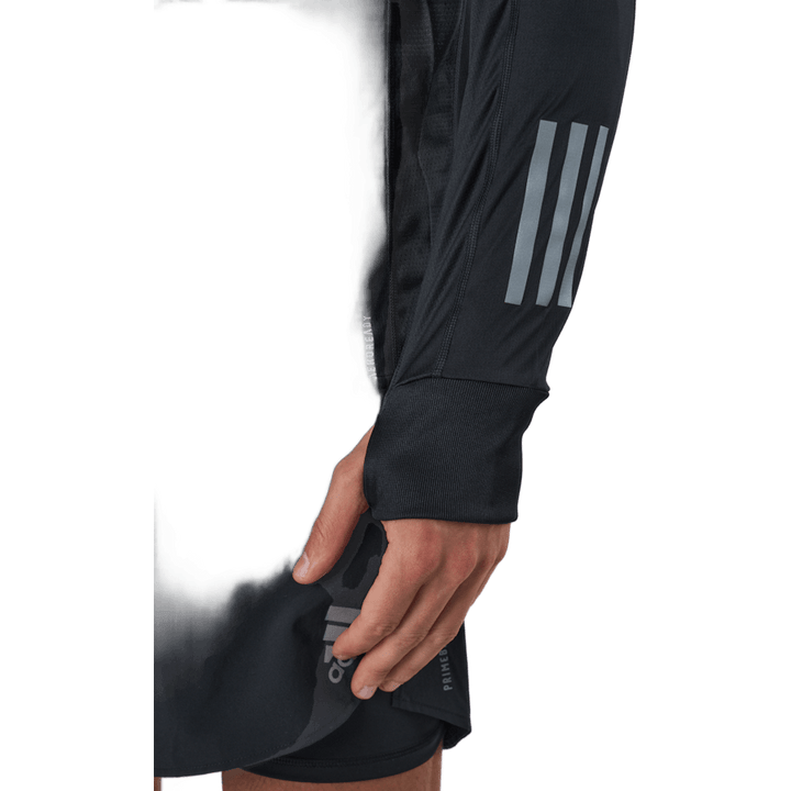 T-shirt à manches longues Adidas Own The Run M Noir / Noir