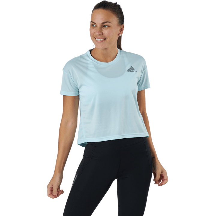 Adidas Fast Primeblue Tee Women Halo Mint / Reflective Silver