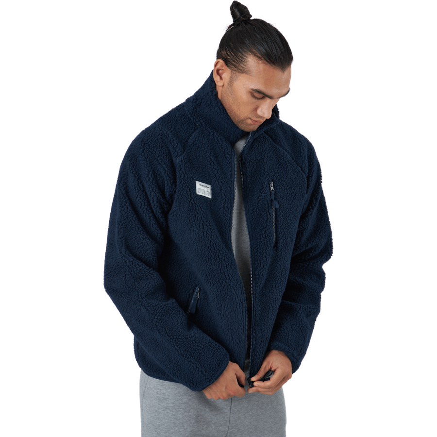 Fleecejack Ritssluiting Navy