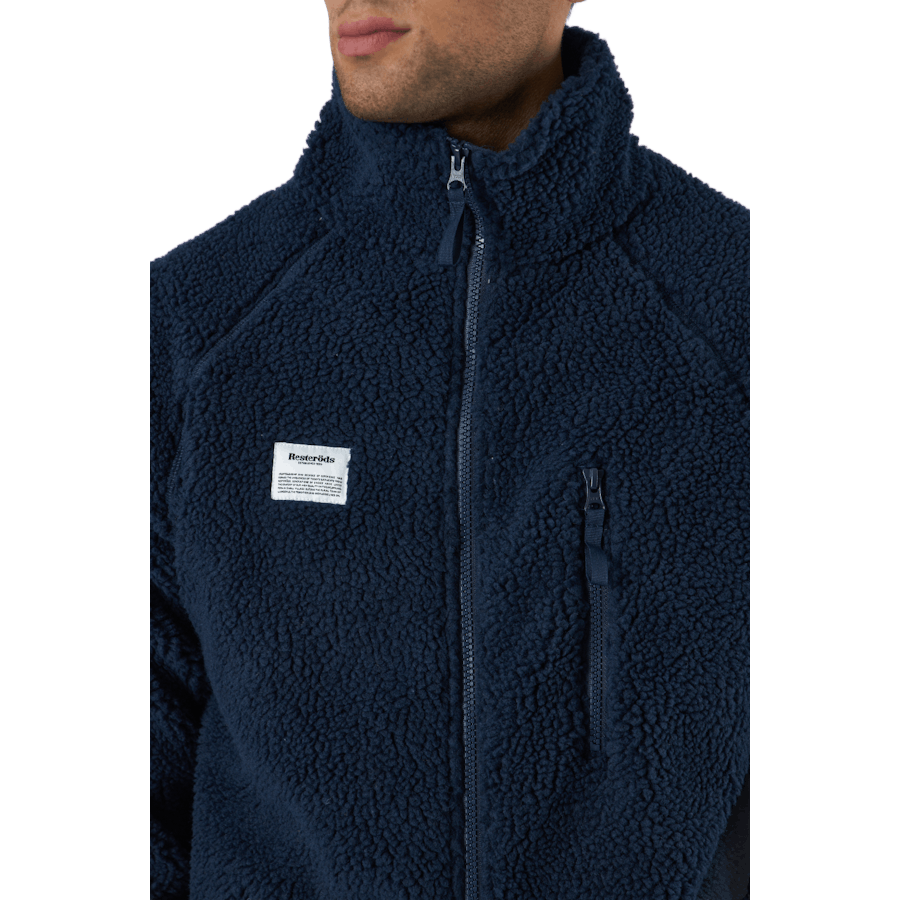 Fleecejack Ritssluiting Navy