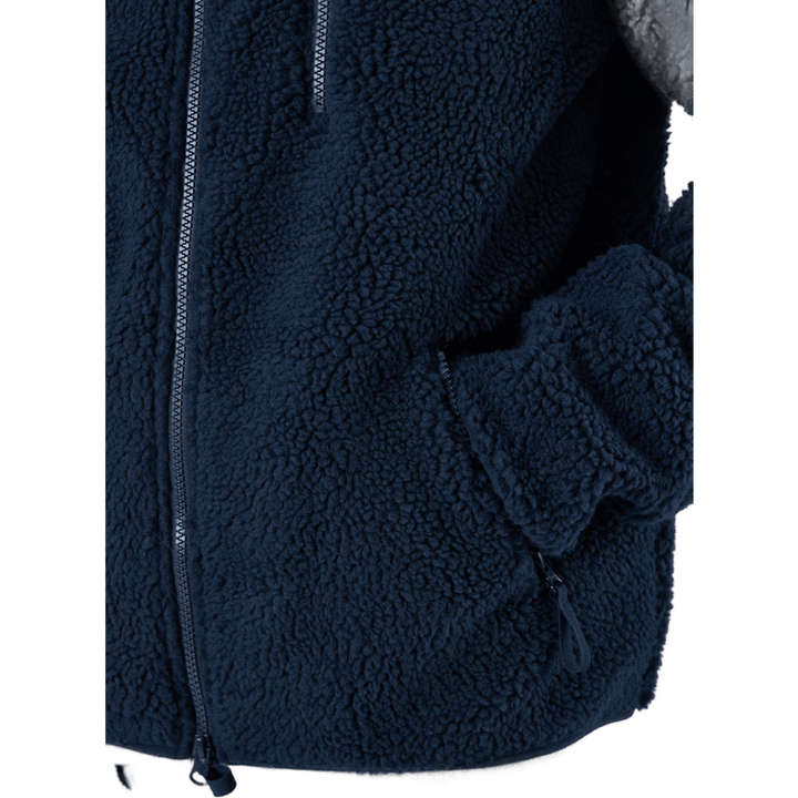 Fleecejack Ritssluiting Navy