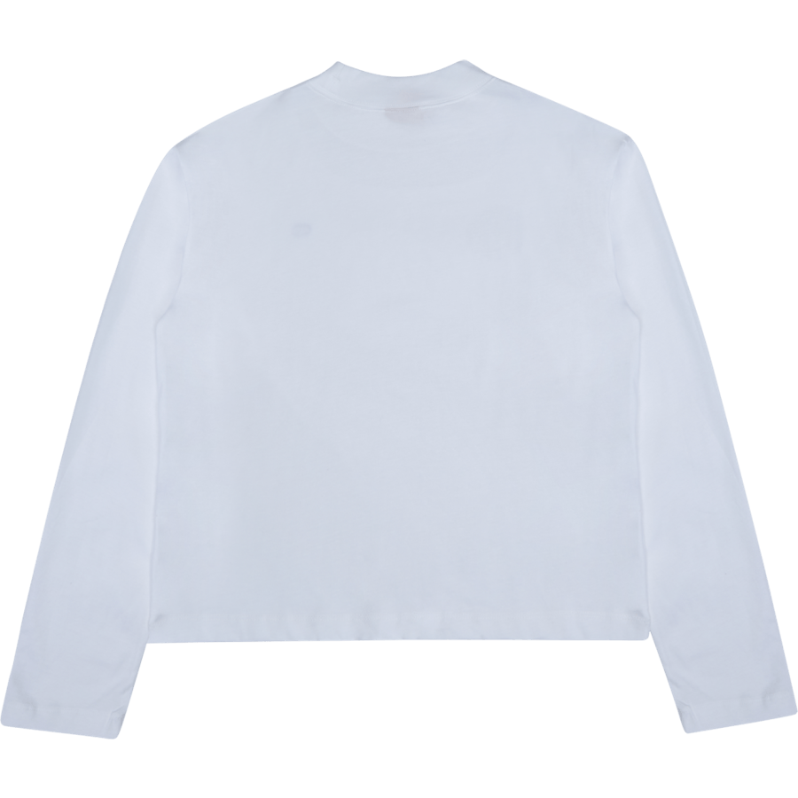 Maglietta girocollo a maniche lunghe Wht