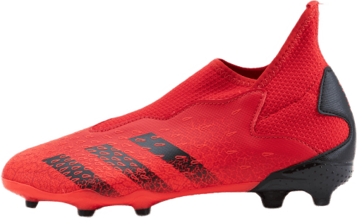 Predator Freak.3 Laceless Firm Ground Boots Red / Core Black / Solar Red