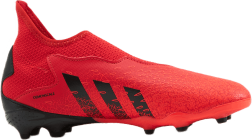 Predator Freak.3 Laceless Firm Ground Boots Red / Core Black / Solar Red