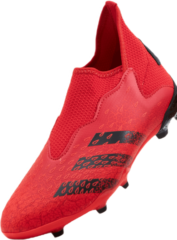 Predator Freak.3 Laceless Firm Ground Boots Red / Core Black / Solar Red