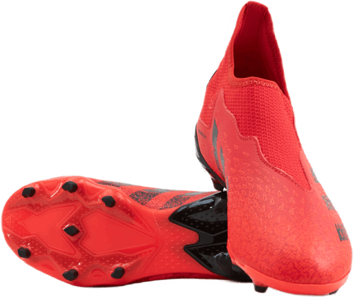 Predator Freak.3 Laceless Firm Ground Boots Red / Core Black / Solar Red