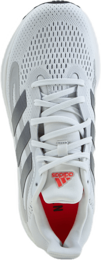 SolarGlide 4 Shoes Crystal White / Halo Silver / Solar Red
