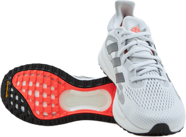 SolarGlide 4 Shoes Crystal White / Halo Silver / Solar Red