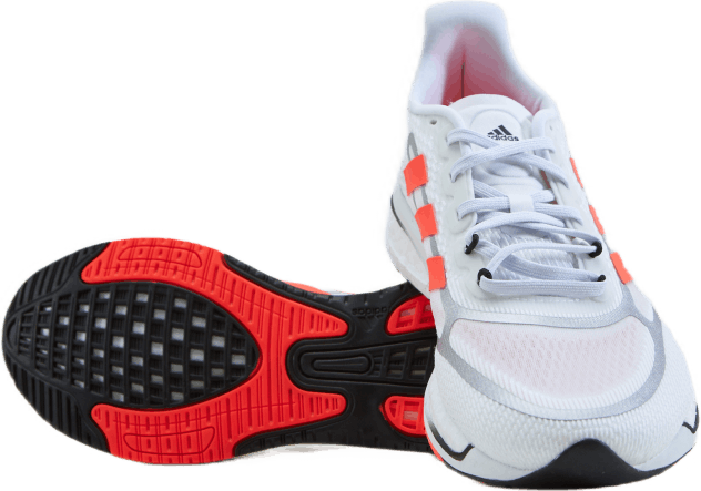 Supernova+ Shoes Cloud White / Solar Red / Core Black