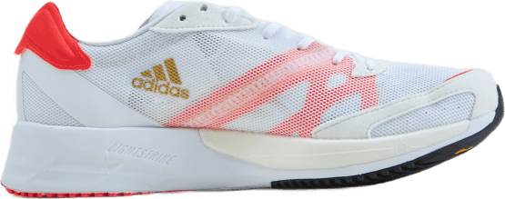 Adizero Adios 6 Tokyo skor molnvit / guldmetall / solröd