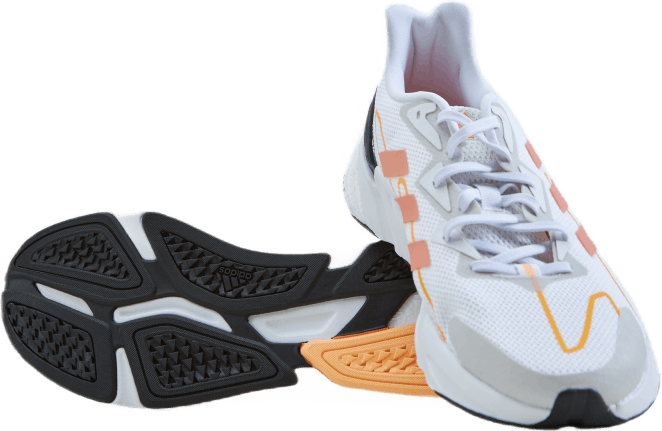 X9000L2 Shoes Cloud White / Ambient Blush / Acid Orange