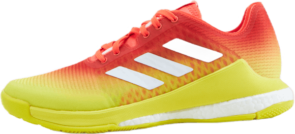 CrazyFlight Volleyballschuhe Solar Rot / Wolke Weiß / Säure Gelb