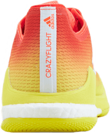 CrazyFlight Volleyballschuhe Solar Rot / Wolke Weiß / Säure Gelb