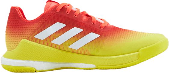 CrazyFlight Volleyballschuhe Solar Rot / Wolke Weiß / Säure Gelb