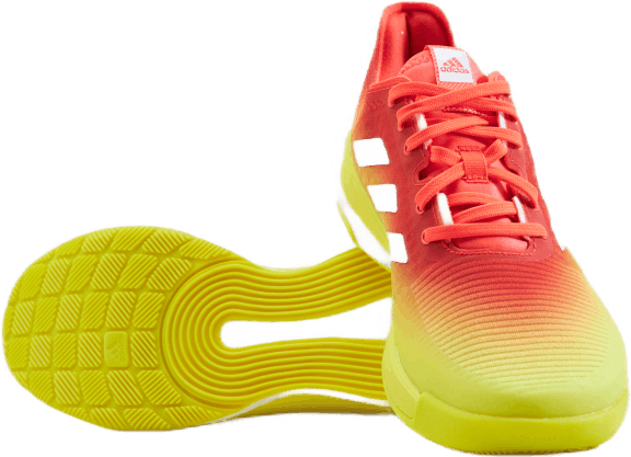 CrazyFlight Volleyballschuhe Solar Rot / Wolke Weiß / Säure Gelb