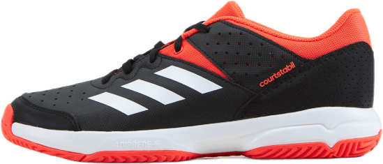 Court Stabil Jr Core Schwarz / Wolke Weiß / Solar Rot