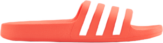 Claquettes Adilette Aqua Rouge solaire / Blanc nuage / Rouge solaire