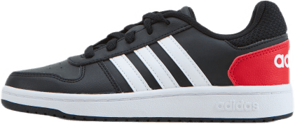 Hoops 2.0 Shoes Core Black / Cloud White / Vivid Red