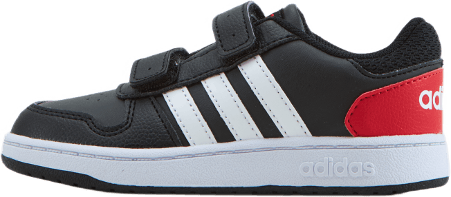 Hoops 2.0 Shoes Core Black / Cloud White / Vivid Red