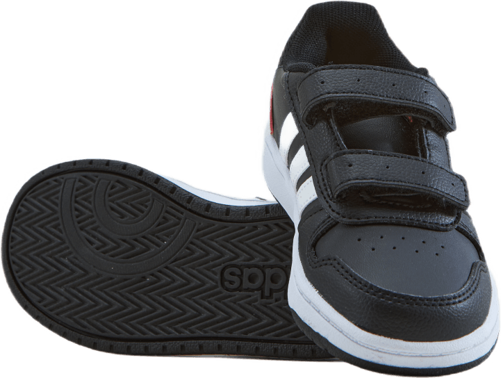 Hoops 2.0 Shoes Core Black / Cloud White / Vivid Red
