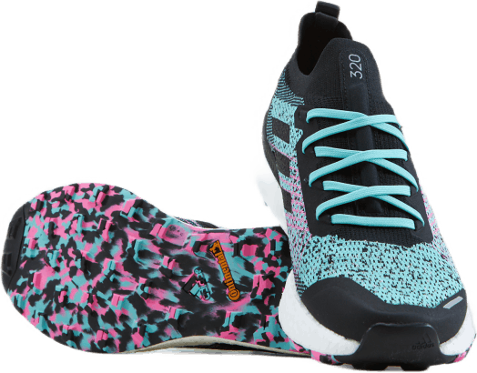 Terrex Two Ultra Trail Running Shoes Acid Mint / Core Black / Screaming Pink