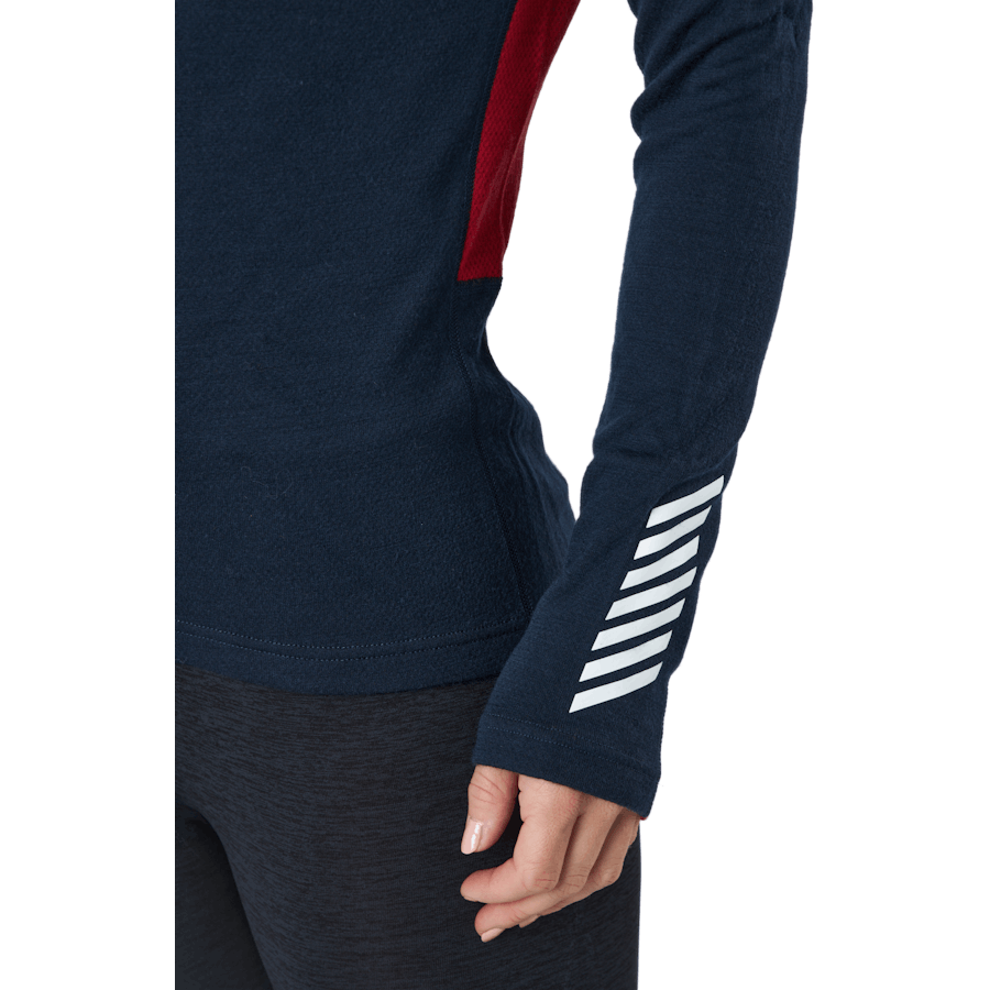 W Lifa Merino Midweight Crew 598 Navy