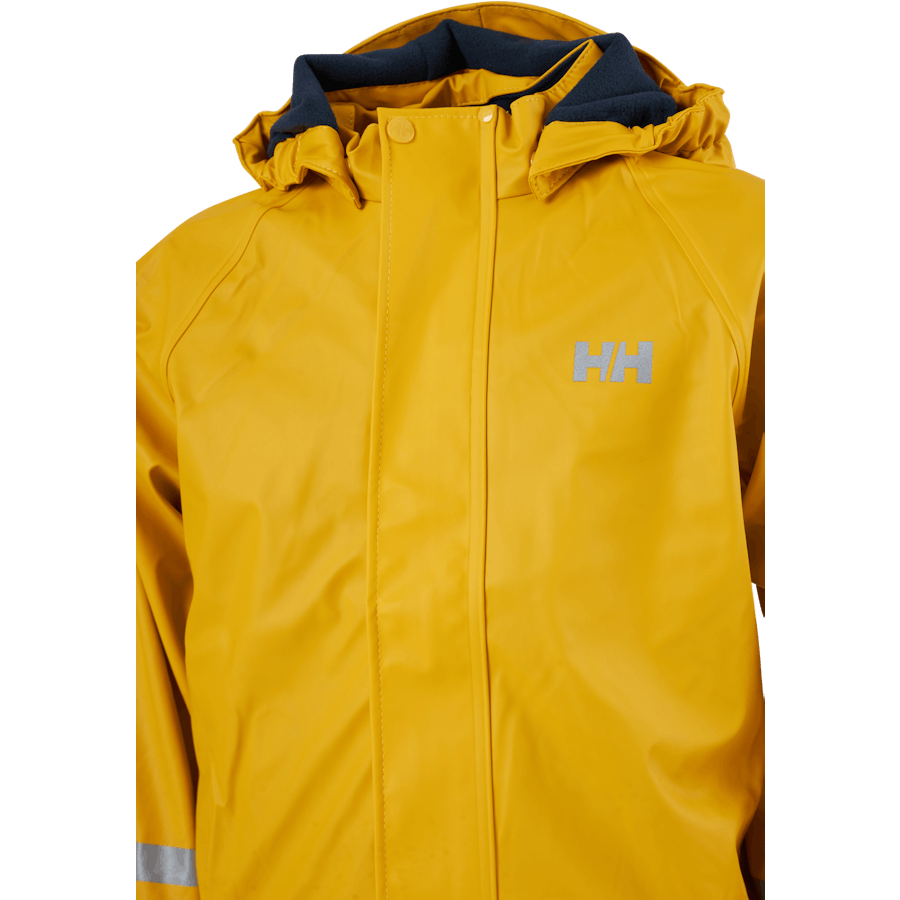 K Bergen Fleece Pu Rainset kollane