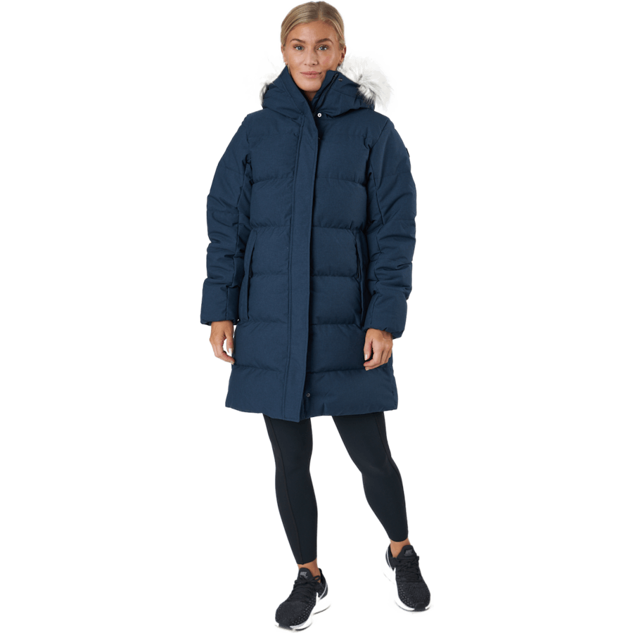 W Blossom Puffy Parka Navy