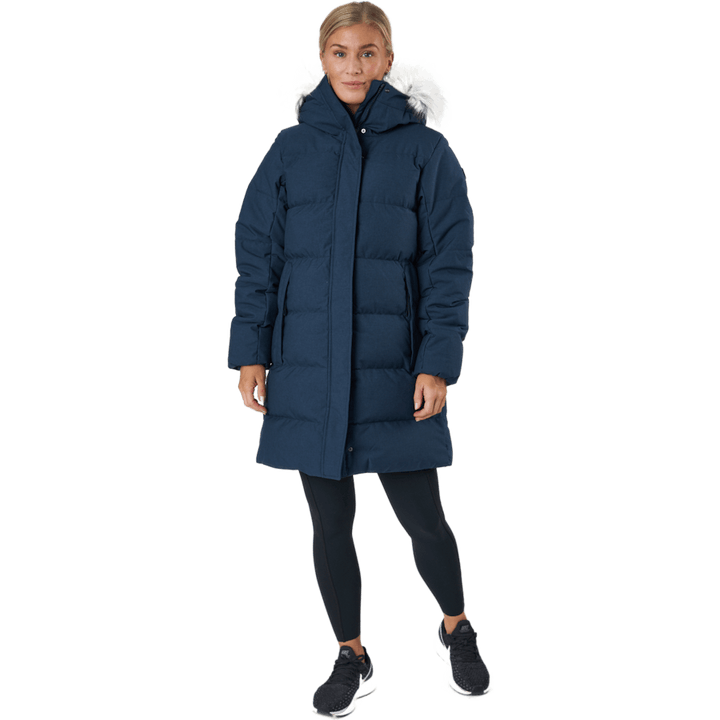 W Blossom Puffy Parka Navy