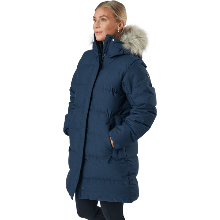 W Blossom Puffy Parka Navy
