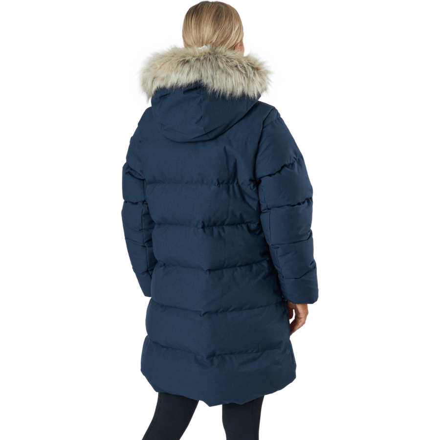 W Blossom Puffy Parka Navy