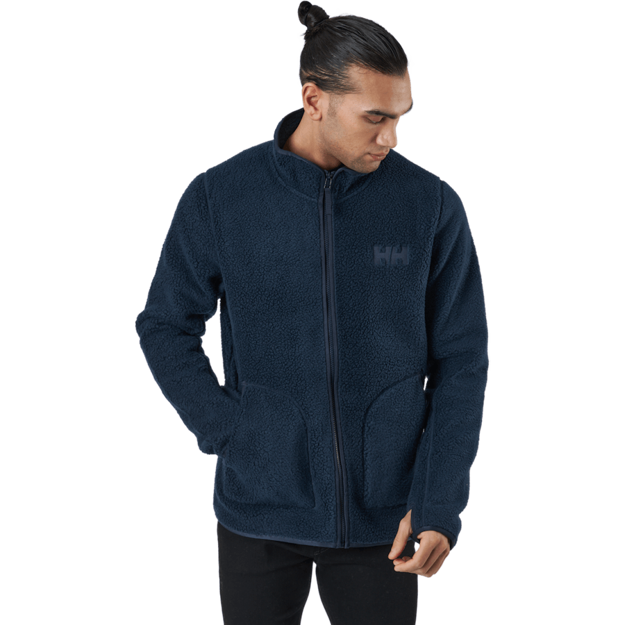 Panorama Pile Jacket Navy