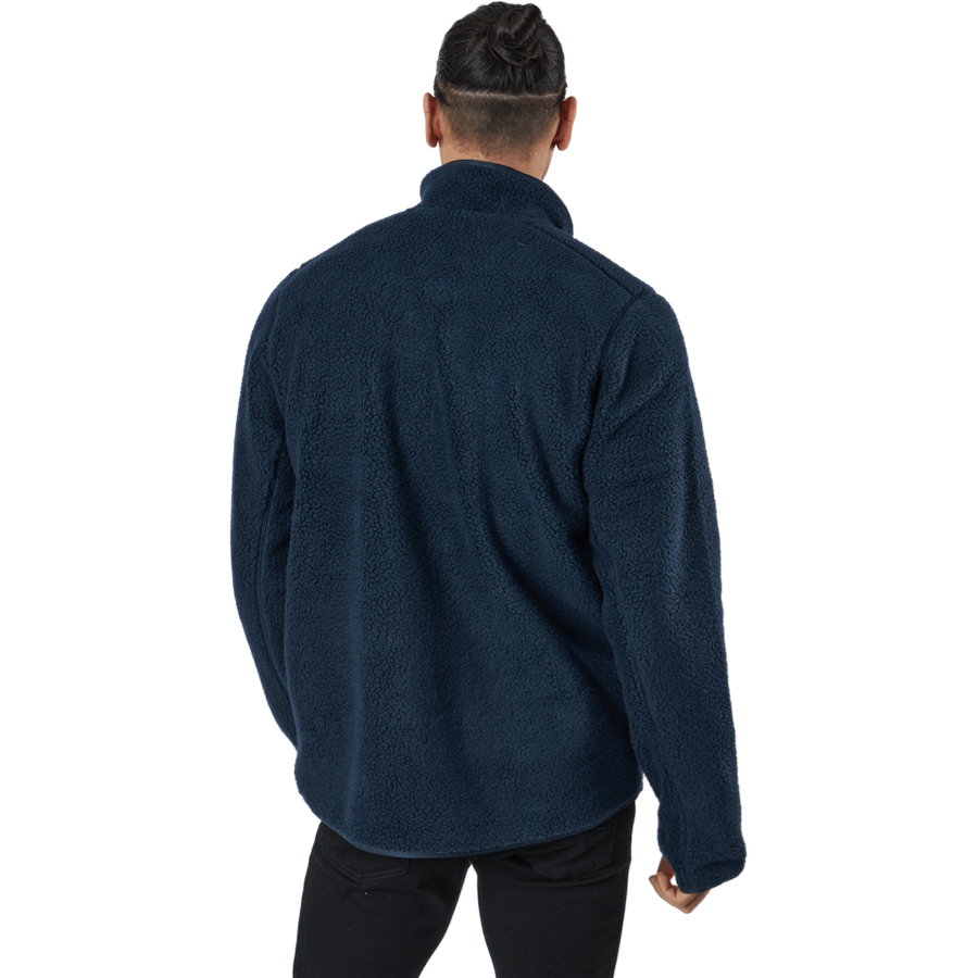 Panorama Pile Jacket Navy