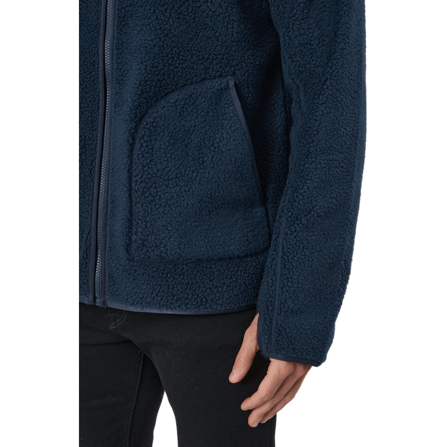 Panorama Pile Jacket Navy