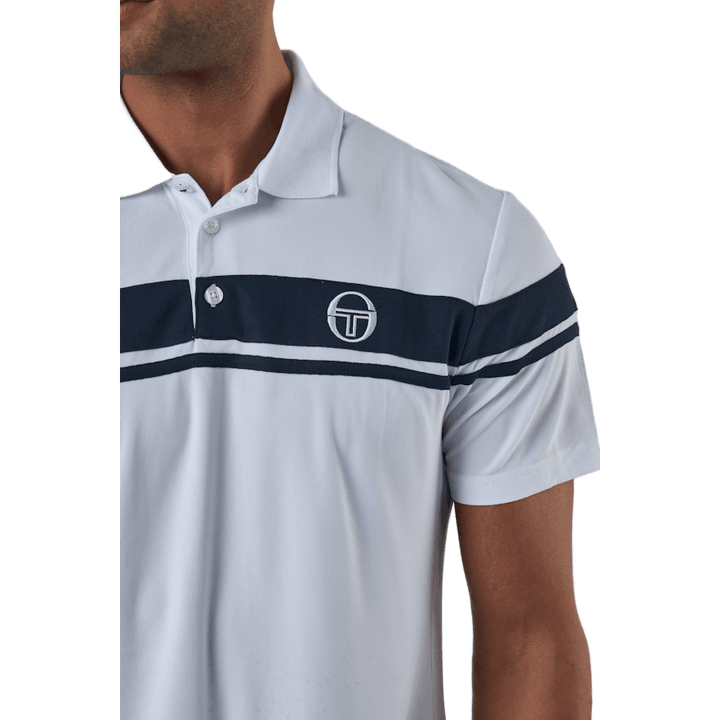 Young Line Pro Polo White/navy