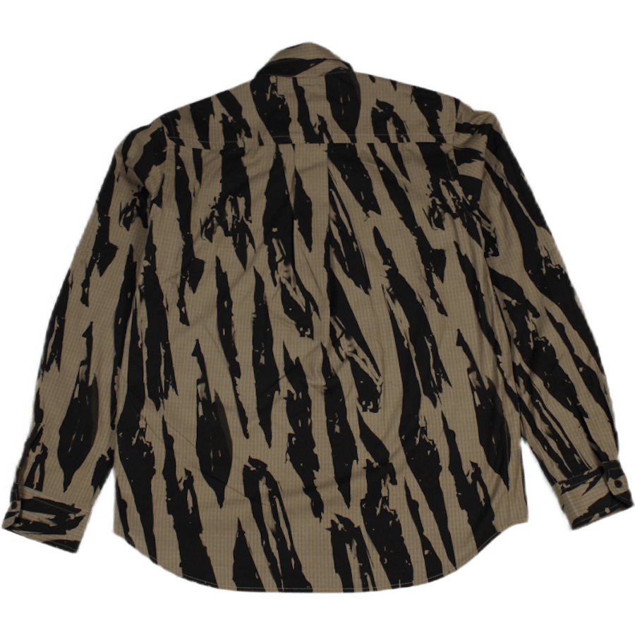 Printed Casual Shirt Bronze