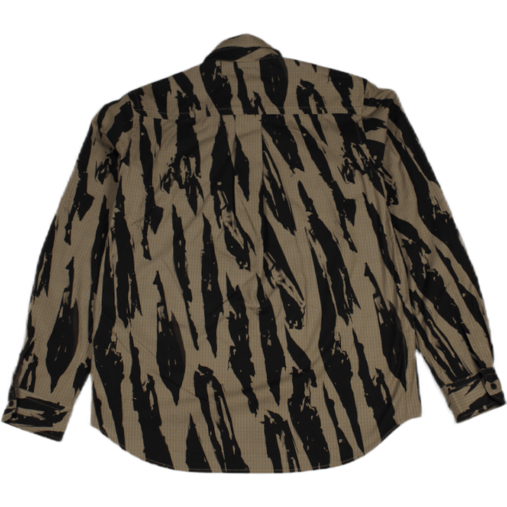 Printed Casual Shirt Bronze