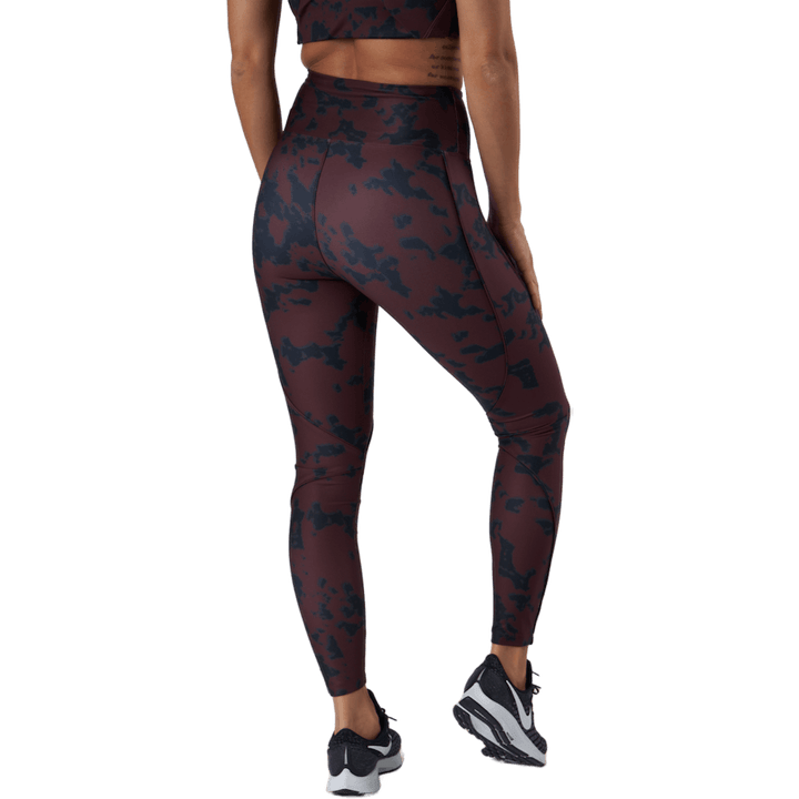 Printed Piping Tights Black Miniature Myth