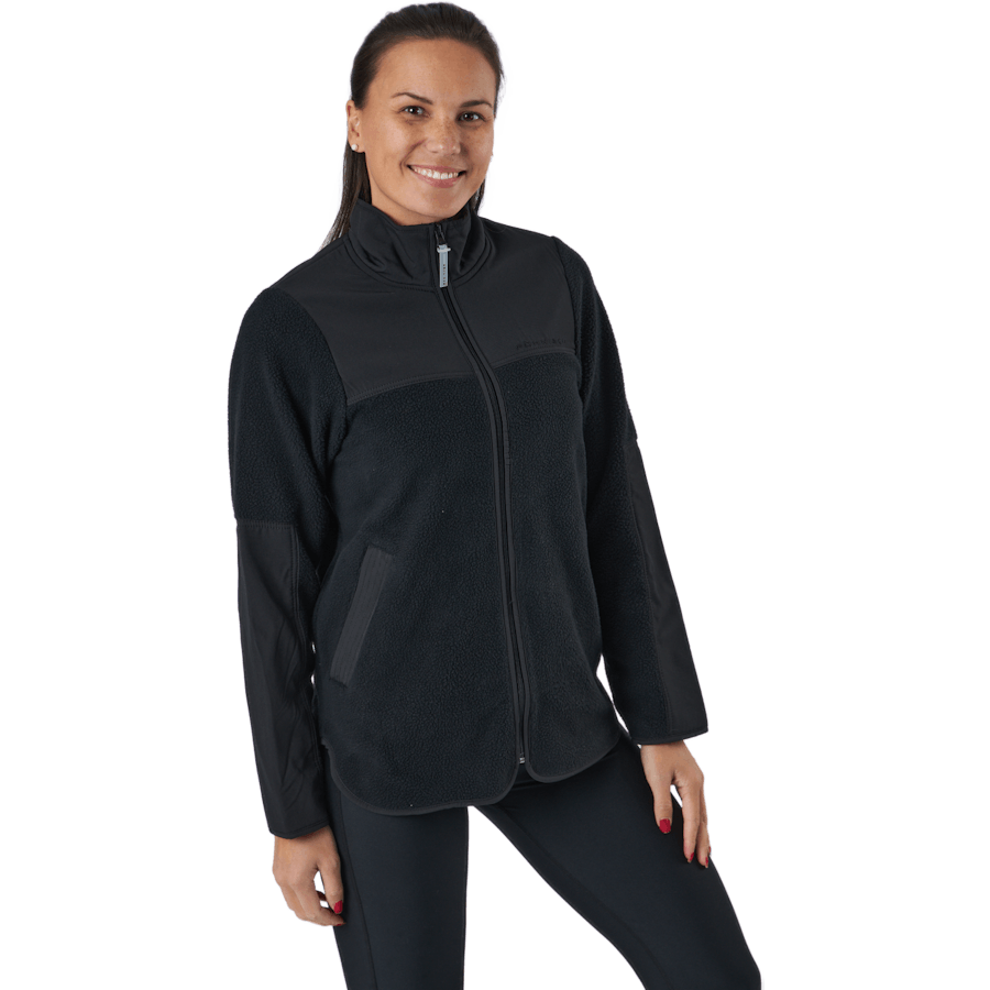 Phoebe Pile Jacket Black