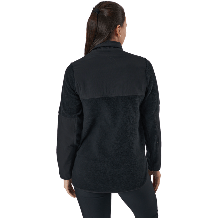 Phoebe Pile Jacket Black