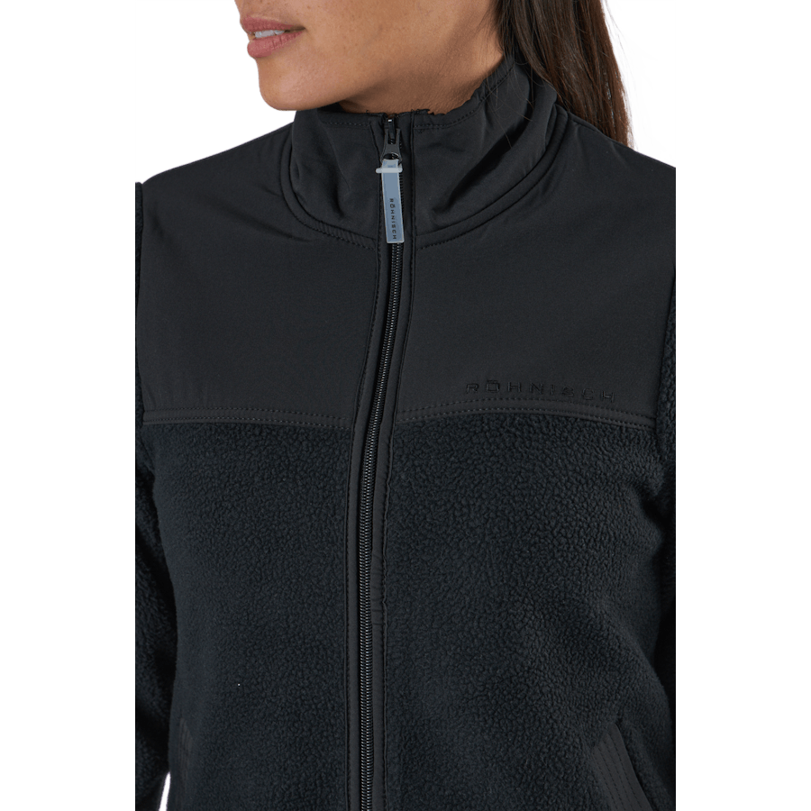 Phoebe Pile Jacket Black