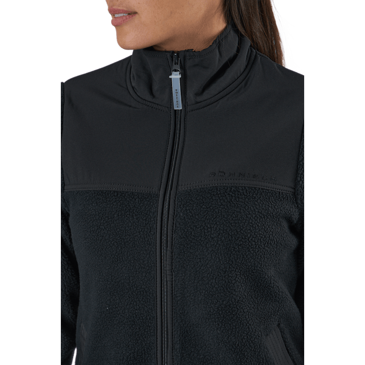 Phoebe Pile Jacket Black