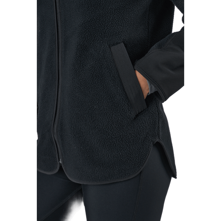 Phoebe Pile Jacket Black