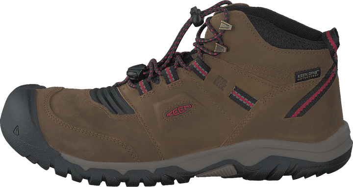 Ke Ridge Flex Mid Wp Bison-red Carpet