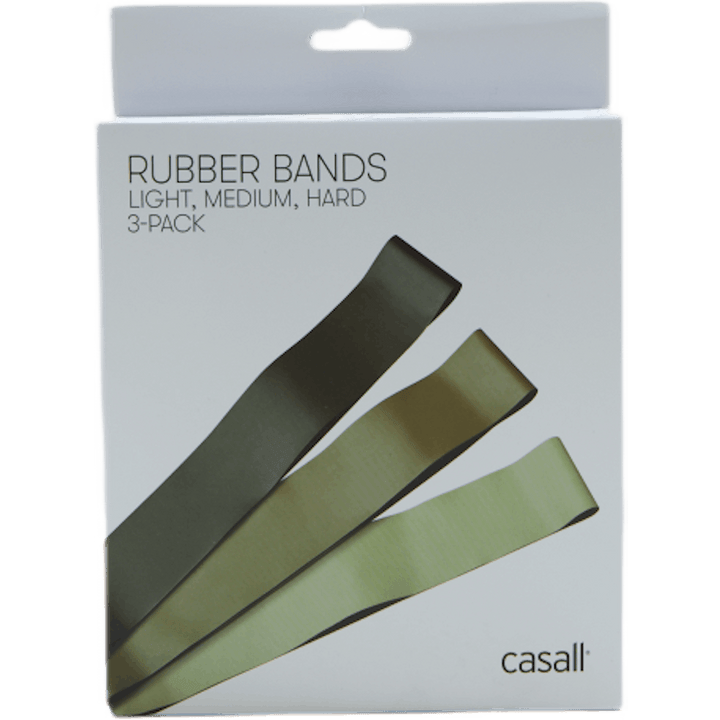 Rubber Bands 3pack Green Mix