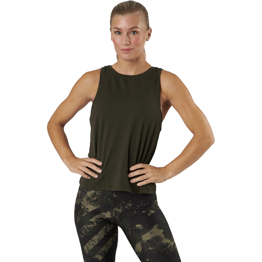 Iconic Loose Tank Forest Green