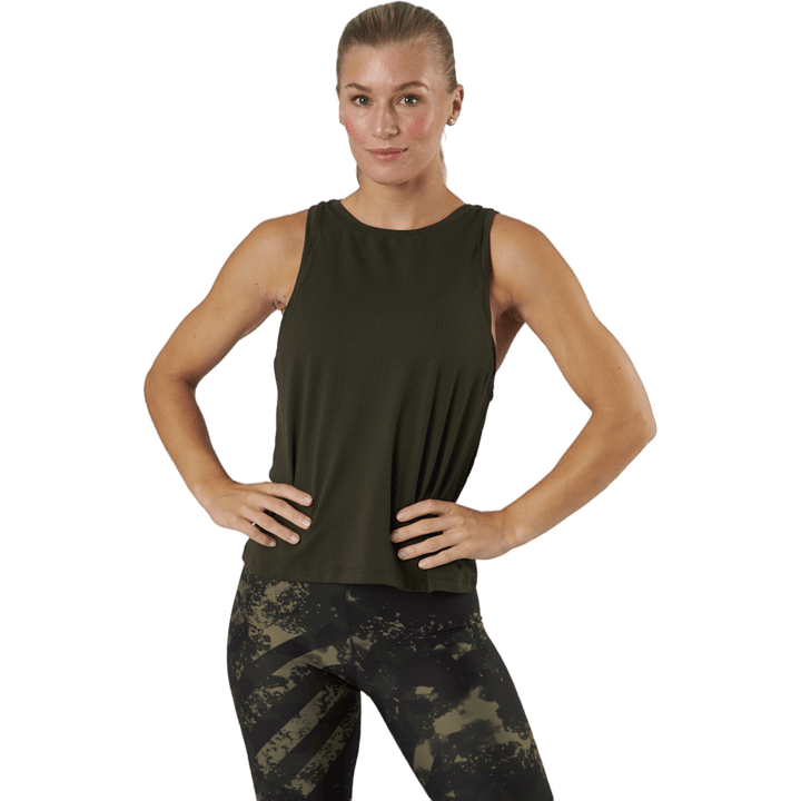 Iconic Loose Tank Forest Green