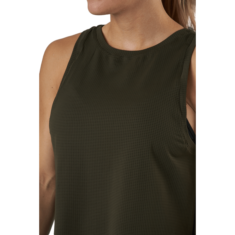 Iconic Loose Tank Forest Green