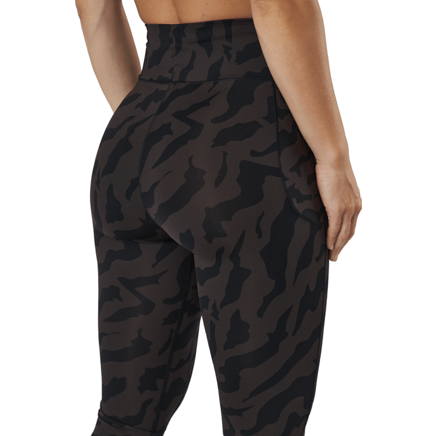 Iconic Printed 7/8 Tights Escape Licorice