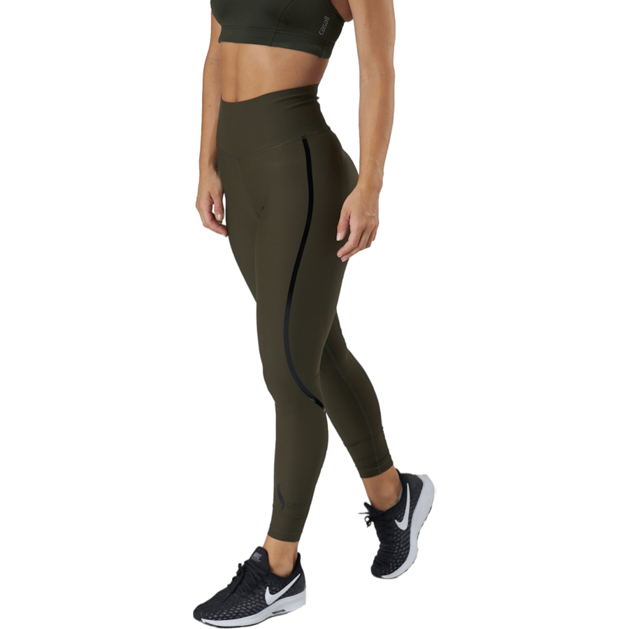 Sculpture High Waist Tights Forest Green